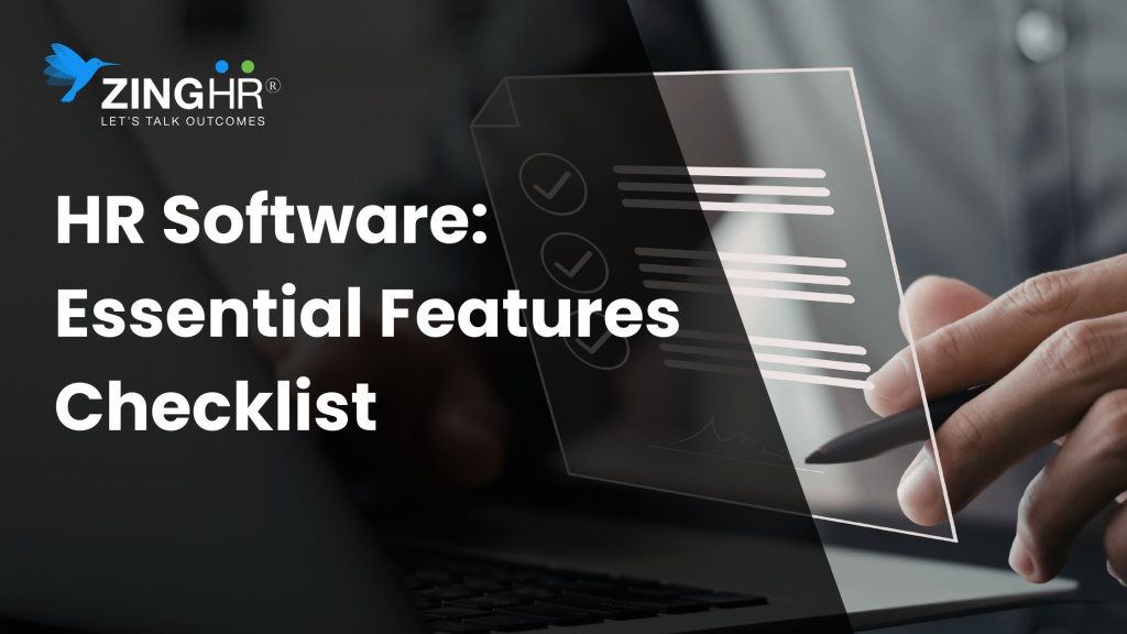 HR Software Features Checklist