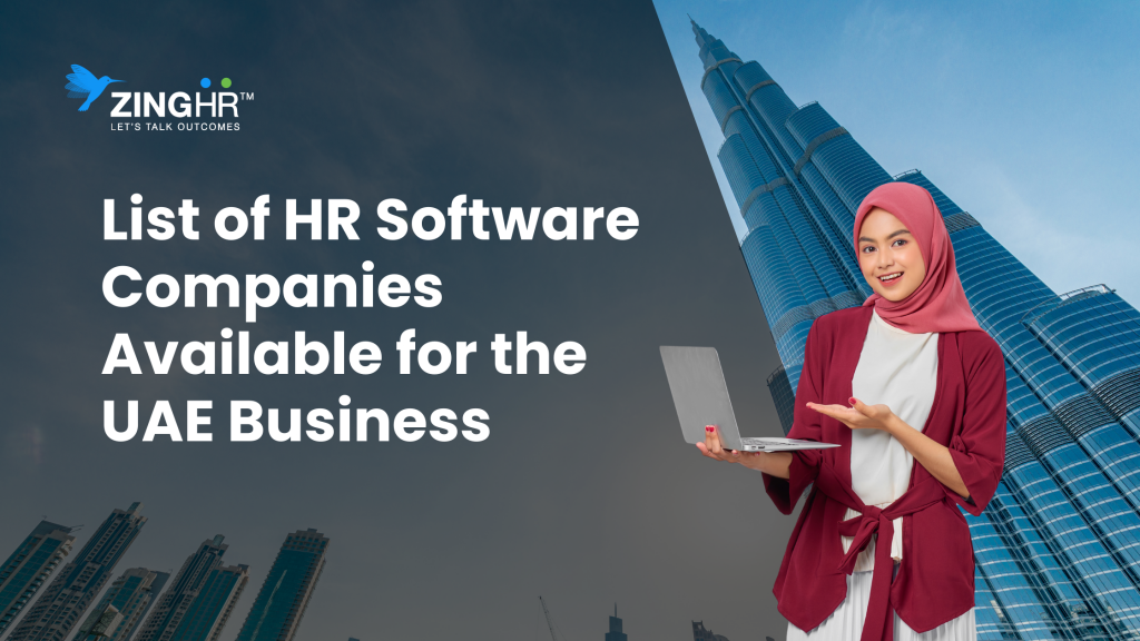 List of HR Software Companies Available for the UAE Business